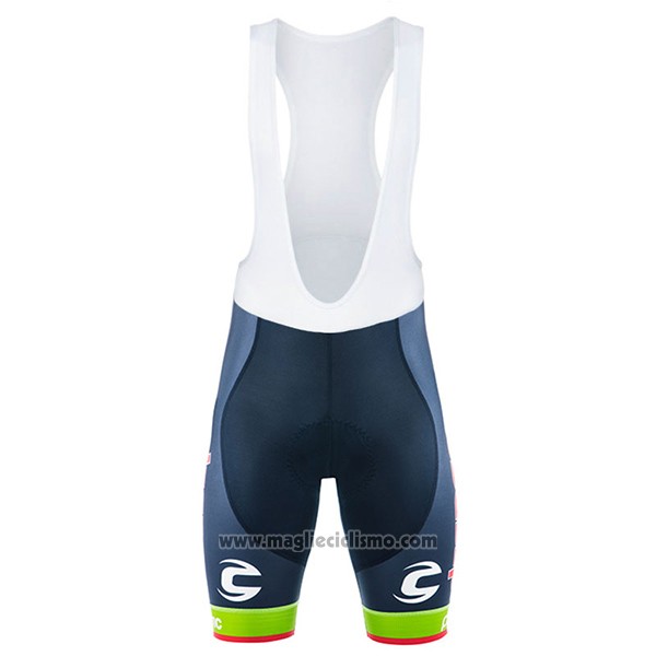 2017 Abbigliamento Ciclismo Cannondale Drapac Verde Manica Corta e Salopette